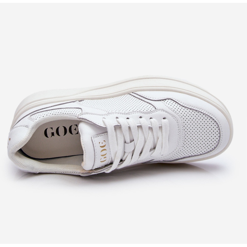Women's Comfortable Sports Shoes GOE LL2N4054 White-Beige 1 Women's Comfortable Sports Shoes GOE LL2N4054 White-Beige 1