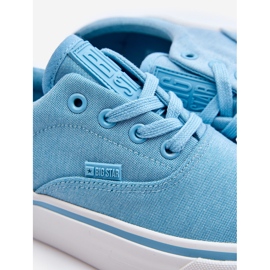 Big Star Fabric Platform Sneakers LL274146 Light Blue 1