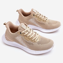 Women's Light Sports Shoes Memory Foam System Big Star LL274294 Beige 1