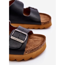 Classic Women's Big Star Slippers LL274477 Black 1