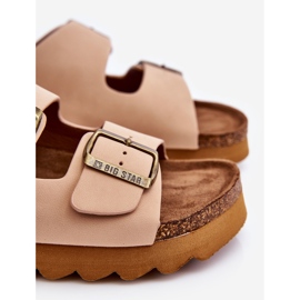 Classic Women's Big Star Slippers LL274478 Beige 1 Classic Women's Big Star Slippers LL274478 Beige 1