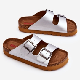 Classic Women's Big Star Slippers LL274476 Silver 1 Classic Women's Big Star Slippers LL274476 Silver 1