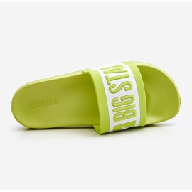 Women's Classic Slippers Big Star LL274742 Lime green 1
