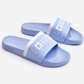 Women's Big Star Light Slippers LL274734 Light Blue 1
