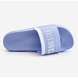 Women's Big Star Light Slippers LL274734 Light Blue 2
