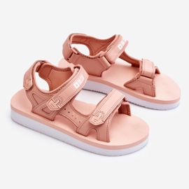 Women's Sport Platform Sandals Big Star LL274788 Pink 1