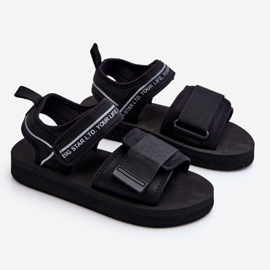 Women's Velcro Sandals Big Star LL274784 Black 1