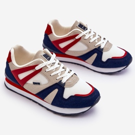 Comfortable Women's Sneakers Memory Foam Big Star LL274950 Red 1