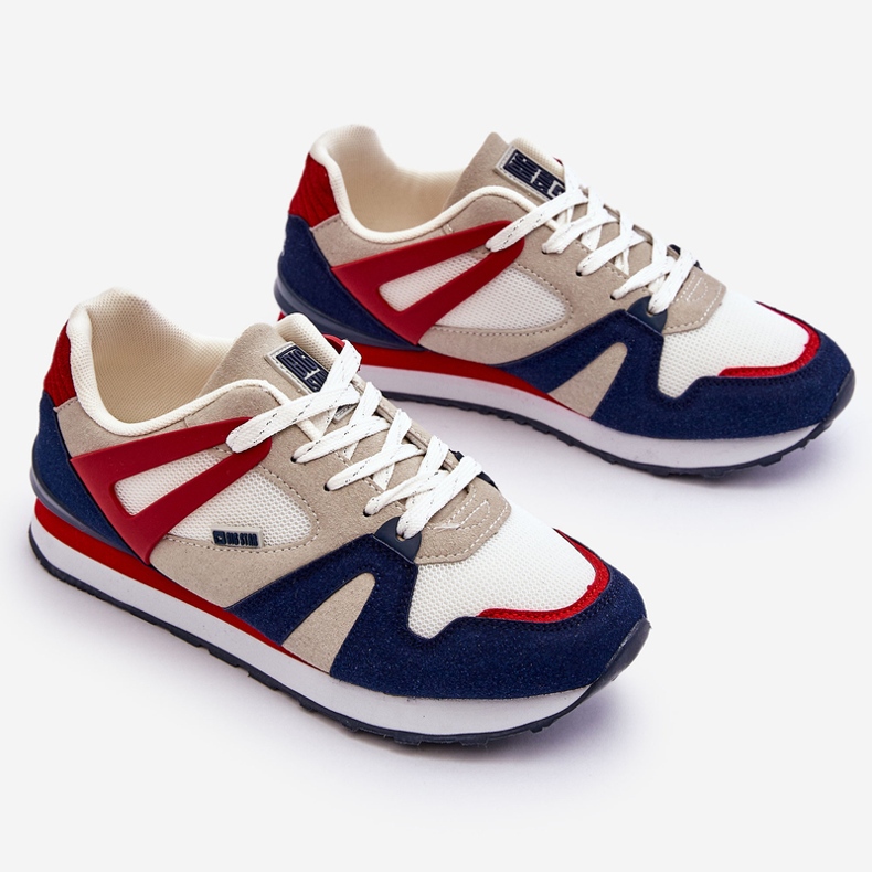 Comfortable Women's Sneakers Memory Foam Big Star LL274950 Red 1