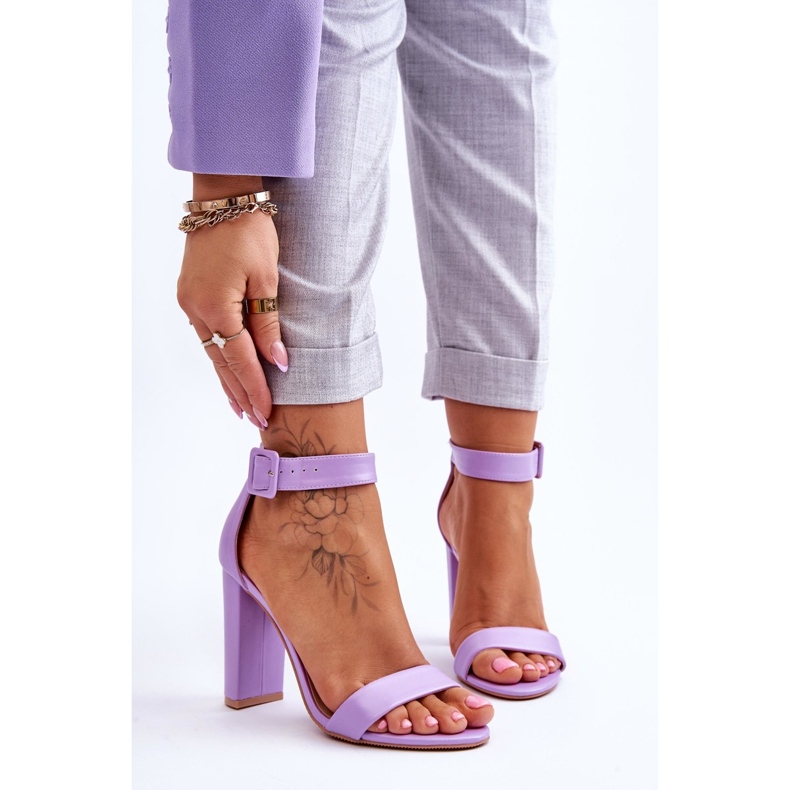 Purple Georgina High Heel Sandals violet 1