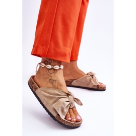 PS1 Wendy Dark Beige Cork Slippers 2