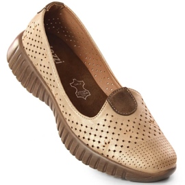 Openwork shoes Jezzi W JEZ395 beige 1