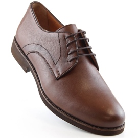 Men's brown leather lace-up shoes T.Sokolski W21-903 1