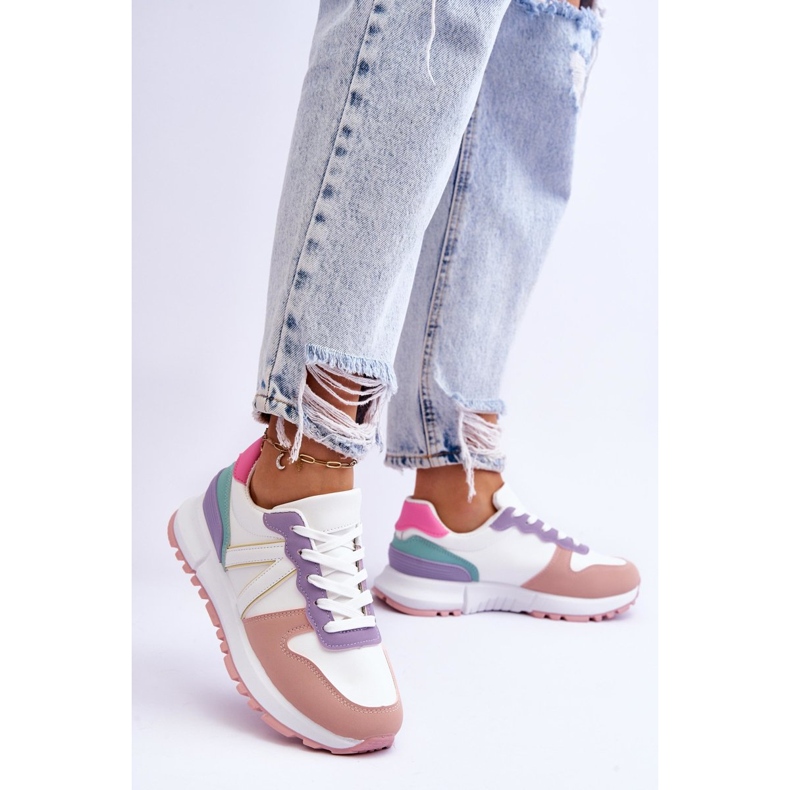 FB2 Women's Low Sports Shoes Multicolor Elliot white 2