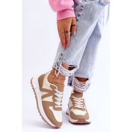 Women's Low Beige Elliot Sports Shoes 1