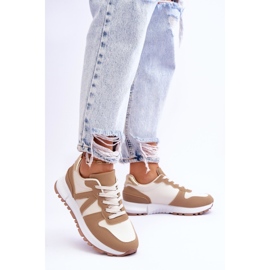 Women's Low Beige Elliot Sports Shoes 2