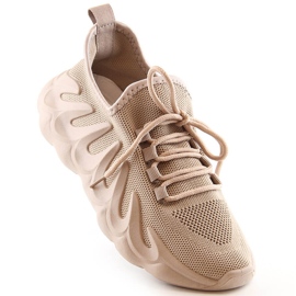 Women's mesh sports shoes beige Vinceza 13575 1 Women's mesh sports shoes beige Vinceza 13575 1