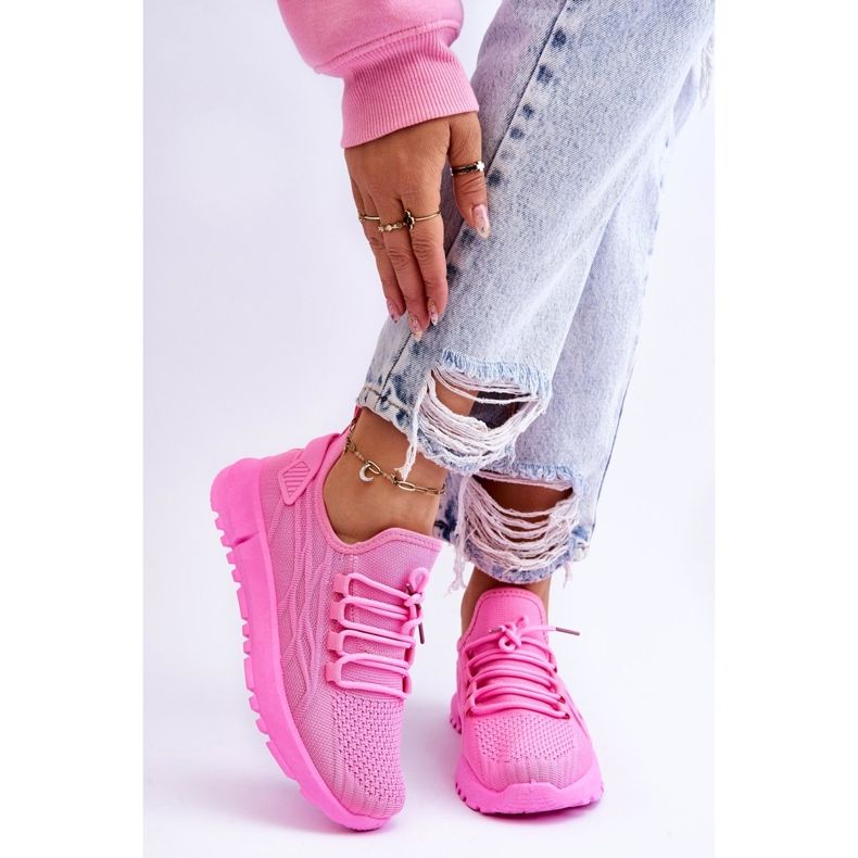 FB2 Women's Slip-On Sports Sneakers Pink Rosett 1 FB2 Women's Slip-On Sports Sneakers Pink Rosett 1