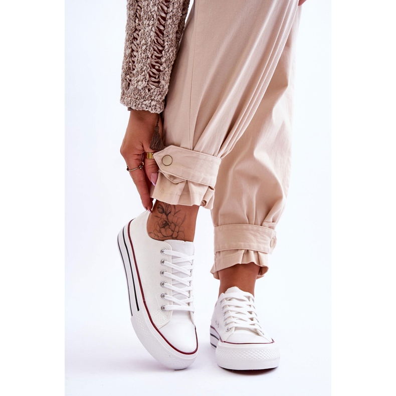 FB2 Women's Sneakers On A Massive Platform White Ember 1