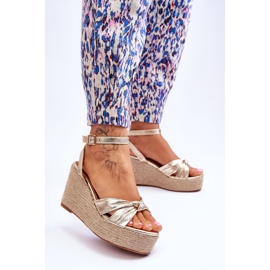 Gold Kendall Women's Wedge Sandals golden 2 Gold Kendall Women's Wedge Sandals golden 2