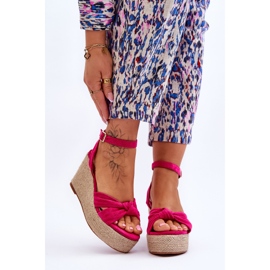 Women's Wedge Sandals Fuchsia Kendall pink 1