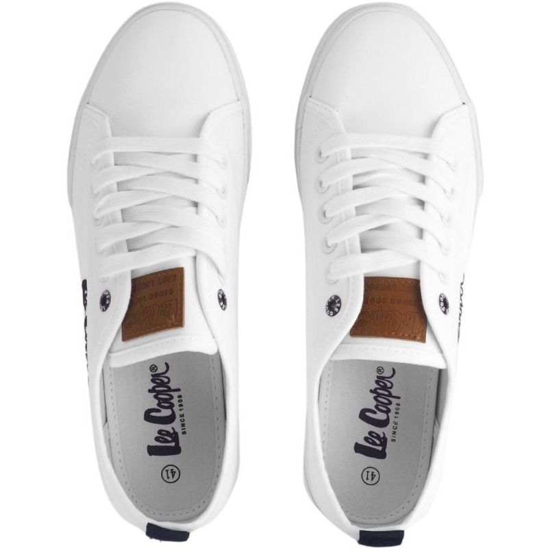 Lee cooper cheap sneakers white