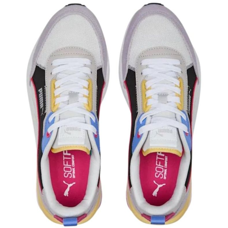 Puma R22 shoes beige-black-purple 383462 24 multicolored 1