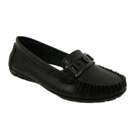 Women's Leather Loafers Filippo DP4547 Black 1