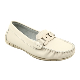 Women's Leather Loafers Filippo DP4547 Beige 6