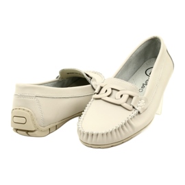 Women's Leather Loafers Filippo DP4547 Beige 9