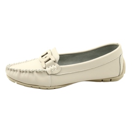 Women's Leather Loafers Filippo DP4547 Beige 7