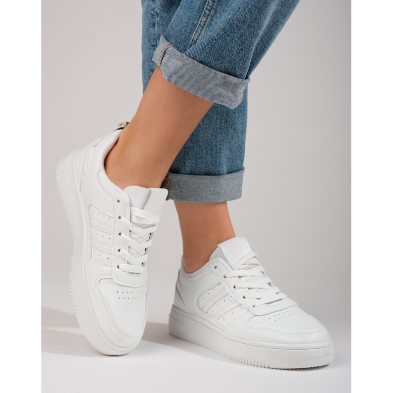 Women's white Shelovet sneakers 1 Women's white Shelovet sneakers 1