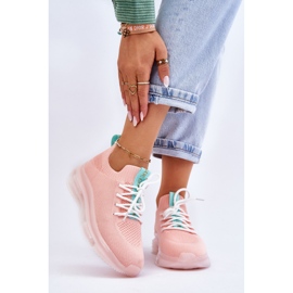 Women's Slip-on Sock Shoes GOE JJ2N4081 Light Pink 1