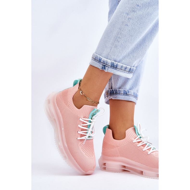 Women's Slip-on Sock Shoes GOE JJ2N4081 Light Pink 2