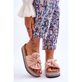 Women's Slippers On A Massive Platform Light Pink Terisa 1