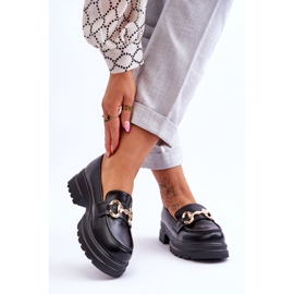 FJ1 Women's Leather Slip-on Loafers Black Albie 2 FJ1 Women's Leather Slip-on Loafers Black Albie 2