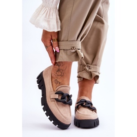 Vinceza Women's Suede Platform Loafers Beige Bennett black 1 Vinceza Women's Suede Platform Loafers Beige Bennett black 1