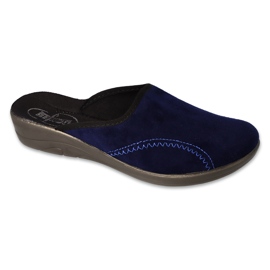Befado women's pu slippers 552D019 navy blue 2