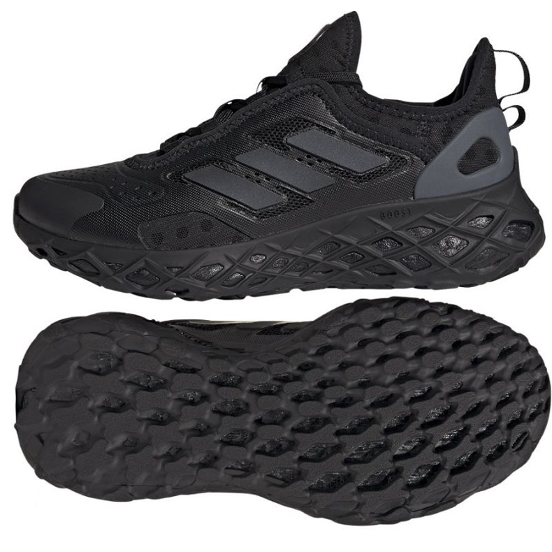 Running shoes adidas Web Boost Jr HQ4210 black 1