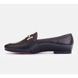 Marco Shoes Gold embellished loafers black 1