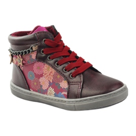 American Club ADI American 10108 ankle boots pink multicolored 1
