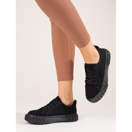 Women's black Shelovet sneakers 1