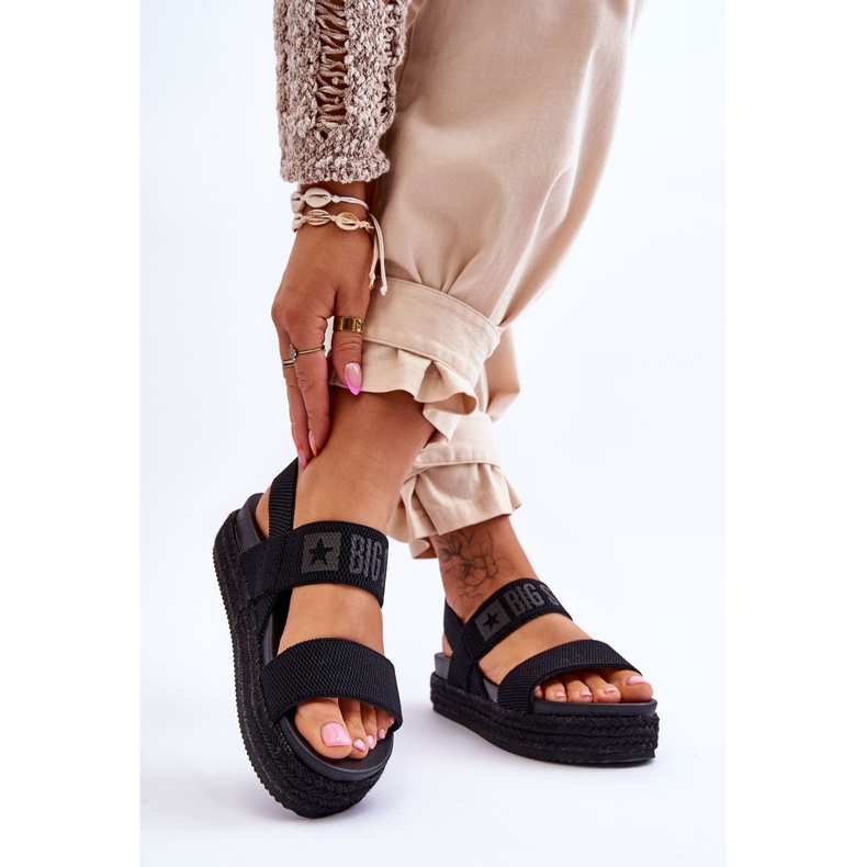 Women's Sandals Big Star LL274856 Black 2 Women's Sandals Big Star LL274856 Black 2