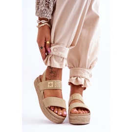 Women's Sandals Big Star LL274858 Beige brown 1 Women's Sandals Big Star LL274858 Beige brown 1
