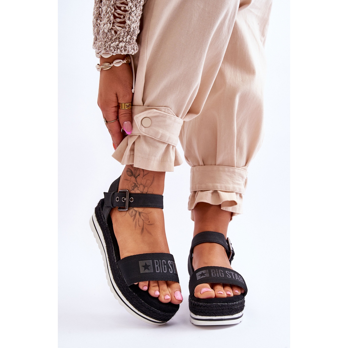 Women comfy top platform sandal