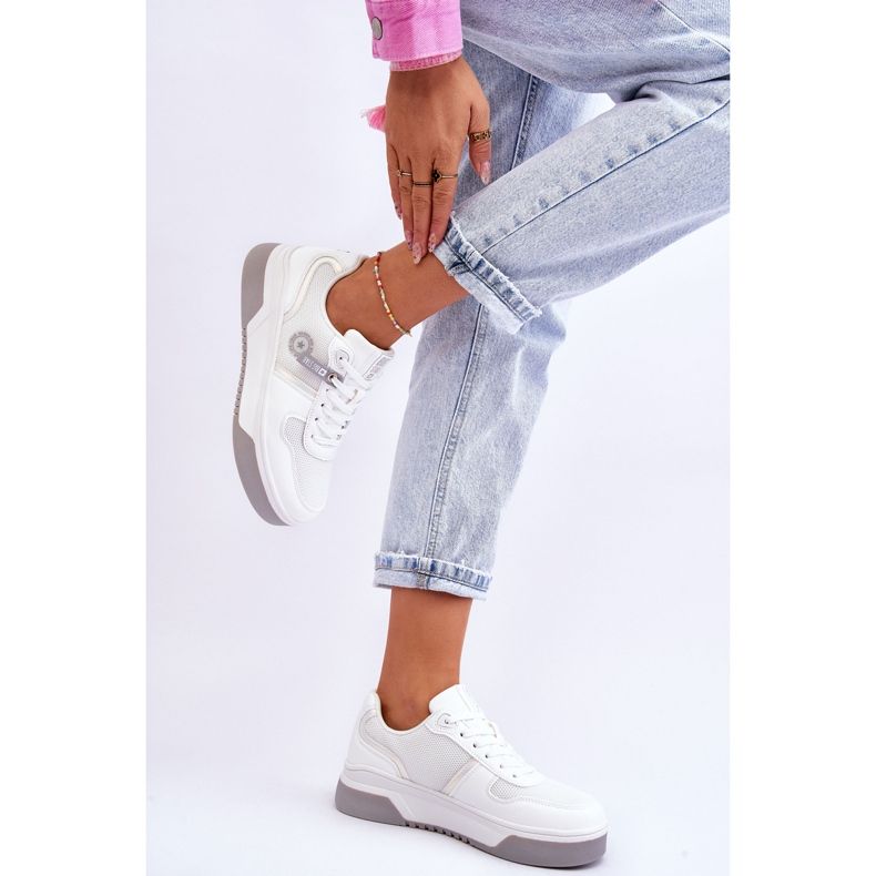 Classic Sneakers Memory Foam System Big Star LL274A024 White 2