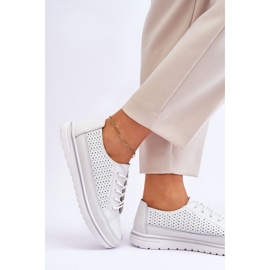 Vinceza Women's Leather Sports Shoes Sneakers White Elami 2 Vinceza Women's Leather Sports Shoes Sneakers White Elami 2