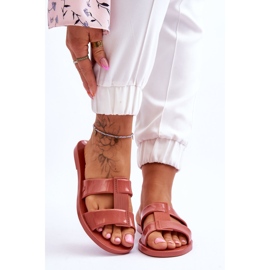 Fashionable Vegan Slippers ZAXY JJ285262 Dusty Pink 1