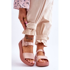 Fragrant Hypoallergenic Sandals ZAXY JJ285242 Nude pink 1