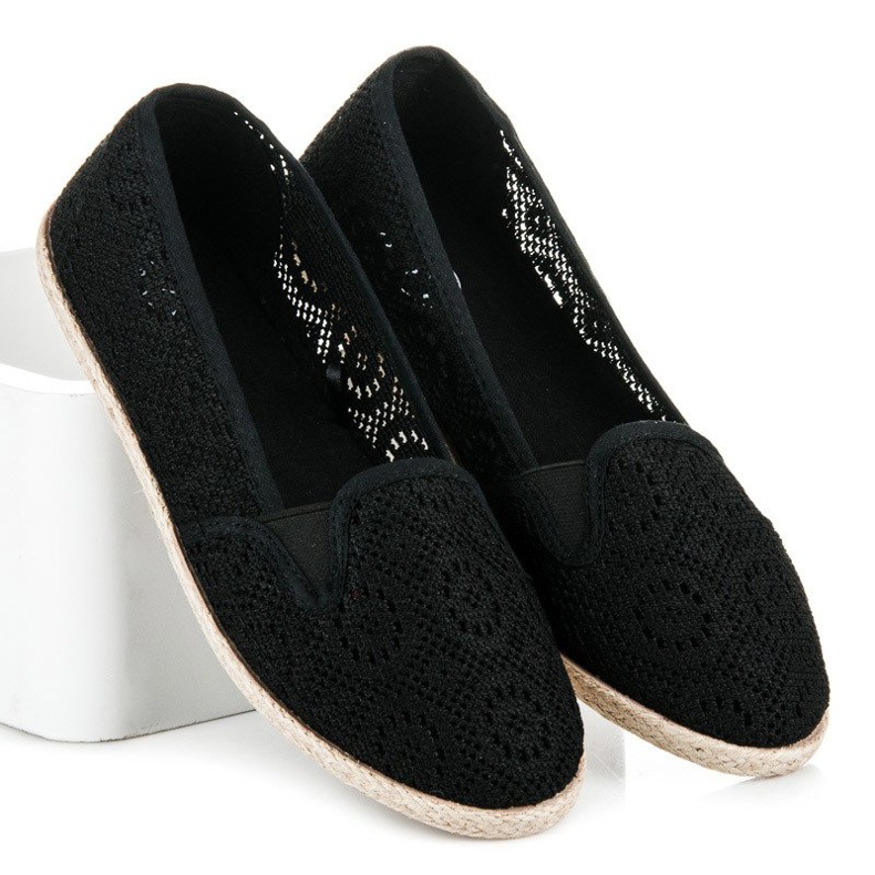 Mckeylor Lace slipons black 1 Mckeylor Lace slipons black 1